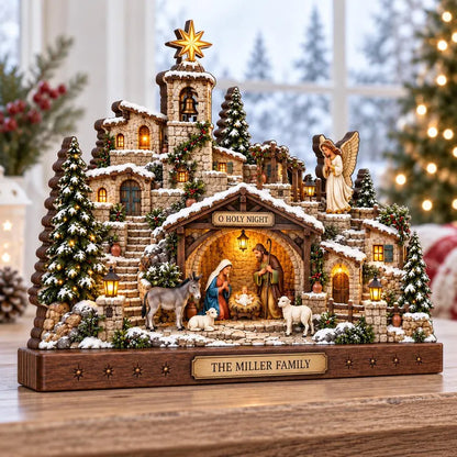 Personalized Nativity Christmas Village Wooden Block, Custom Family Holy Night Decor, Religious Christmas Winter Festive Home, Xmas Gift 80b2a3b7-48f5-4b30-bccb-2378b7240424-ghgh-26-.webp