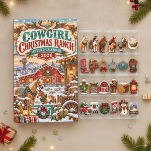 Cowgirl Christmas Ranch Advent Calendar 2026, 24 Day Western Horse Countdown, Cowboy Ornaments, Equestrian Gift, Country Holiday Decor 80b85041-d538-420c-b9dc-99c6addb5d20-il_1588xN.8603374116_7b9l.jpg
