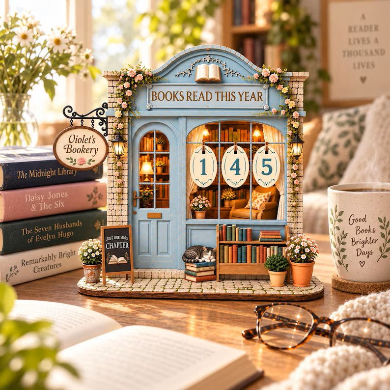 Personalized Reading Tracker Bookstore – Miniature Bookshop Decor, Books Read Counter, Custom Library Gift for Book Lovers 80bc4a7d-ad05-42cd-90fc-58dbeb55af6a-tttttttttttt.jpg