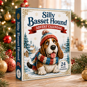 Silly Basset Hound Advent Calendar 2026 - 24-Day Festive Countdown, Acrylic Charms Blind Box - Gift For Basset Hound Lovers 80eef1cd-0ab6-404d-ad4a-a238d0b0031e-box-basset-hound.png