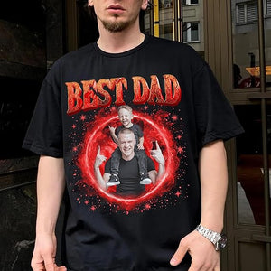 Custom Shirts for Men Personalized Gifts Customized Fathers Day Shirts Custom T Shirts Design Your Own Face Shirt