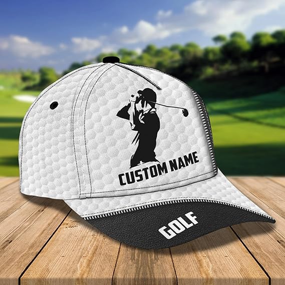 Personalized Golf Cap, Custom Name Golfer Gift, Women, Men, Golf Lover Gifts, Golf Hats Gifts for Golfer, Him, Her, Friends Father's day gift