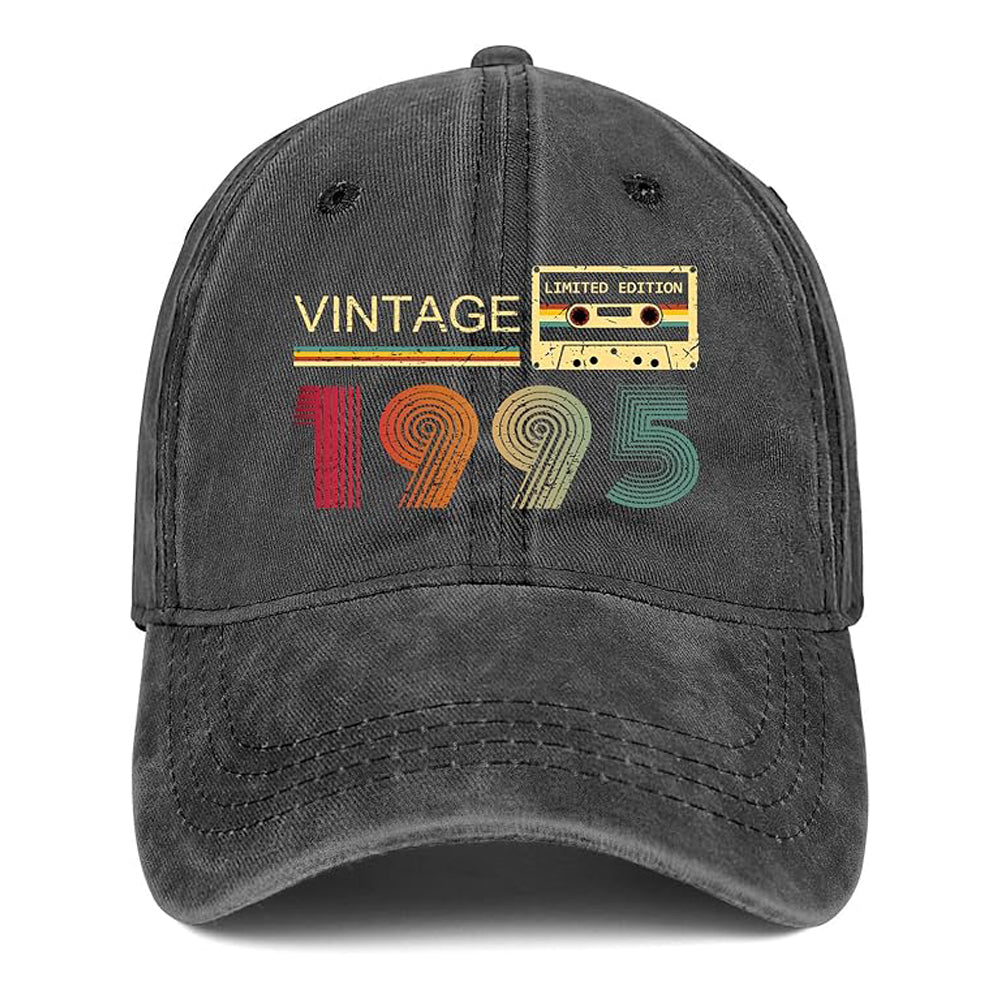 30th Birthday Gifts for Women Men Vintage 1995 Hats 1995 Baseball Cap for 30 Year Old Man Woman Fathers Mothers Day