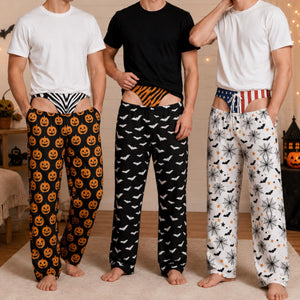 Custom Men's Halloween Pajama Pants, Funnny Fake Butt Bottoms,Personalized Prank Pjs Gift for Him 810efb18-9a5d-4d46-875b-3b837ee8457a-2.jpg