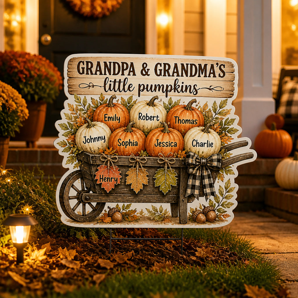 Grandpa & Grandma's Little Pumpkins – Personalized Yard Sign - Personalized Yard Sign 810fde19-482e-4cea-bb32-cb1e344406d8.jpg