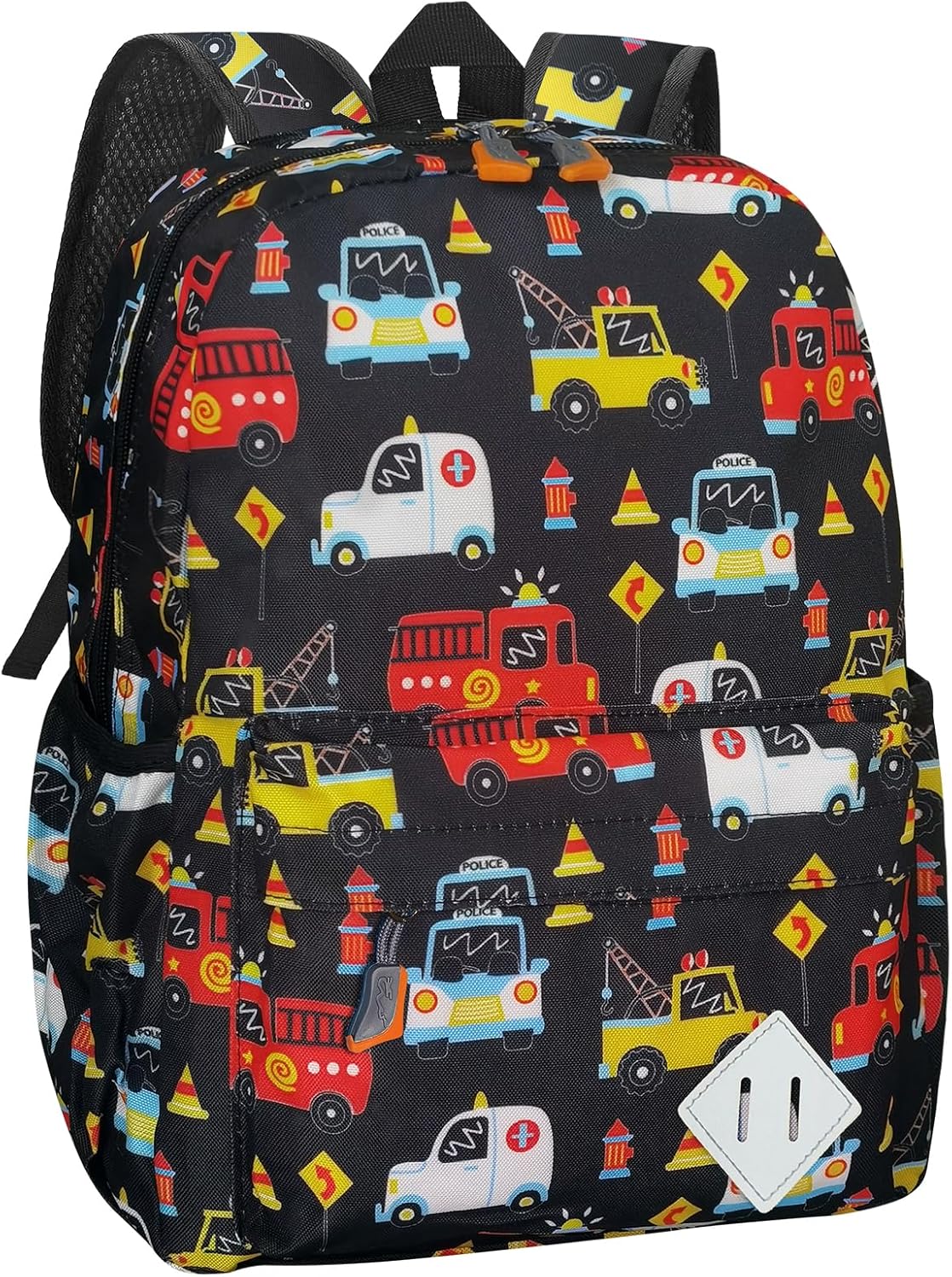 Little Kids Backpack for Girls Boys, Preschool Kindergarten Backpack Cute Car Patterns School Bag