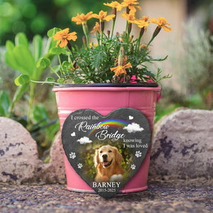 Custom Dog Memorial Stones Personalized Dog Gifts | Pet Memory Thoughtful Gifts for 4-Legged Companion Passed Away | Pet Stones Memorial Dogs with Photo | Best Remembrance Gift for Pets Loss