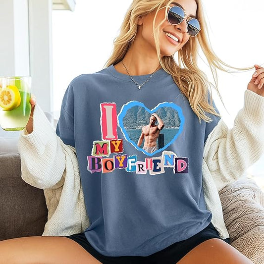 Customized T Shirts Personalized Gifts for Boyfriend Gift Ideas Custom Bootleg Birthday Gifts for Men Graphic Tees