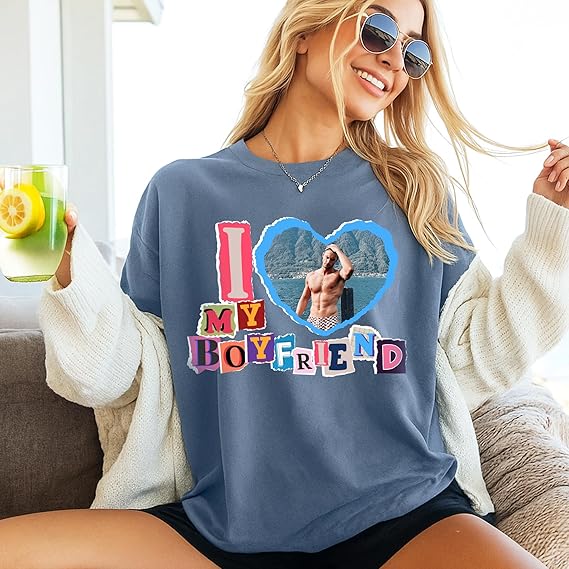 Customized T Shirts Personalized Gifts for Boyfriend Gift Ideas Custom Bootleg Birthday Gifts for Men Graphic Tees