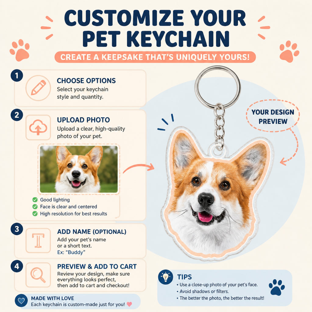 Custom Pet Photo Die-Cut Acrylic Keychain - Personalized Acrylic Keychain 814d0d27-7464-4ed6-8a18-f819b03168ea.jpg