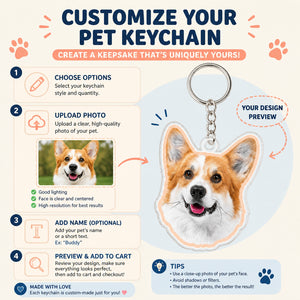 Custom Pet Photo Die-Cut Acrylic Keychain - Personalized Acrylic Keychain 814d0d27-7464-4ed6-8a18-f819b03168ea.jpg