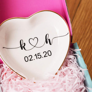 Engagement Ring Holder Ring Dish Engaged Gift Wedding Gifts Ring Holder Engagement Ring Dish Engaged gift for Her Beatifully