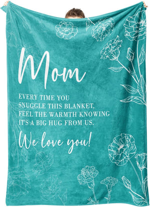 Mothers Day Birthday Gifts for Mom, Mom Birthday Gifts, to My Mother Blanket Gift from Daughter Son