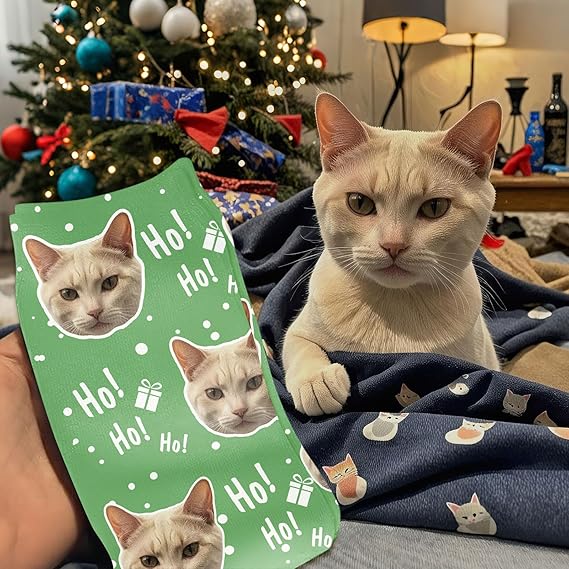 Custom Socks with Photo,Personalized Face Socks with Pictures,Novelty Unisex Funny Crew Sock Gifts for Men Women