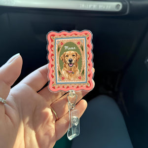 Personalized Dog Badge Reel, Custom Pet Watercolor Photo Badge Reel, Nurse Badge Reel, Dog Mom Gift 815ffd0b-4eb1-4386-a270-63d7c75ed845-4.jpg