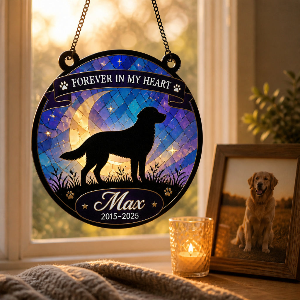 Pet Memorial Suncatcher – Forever In My Heart (Name & Years) - Personalized Suncatcher Ornament 816a4e25-9a7f-40c7-8aab-4ec7aa107dec.jpg