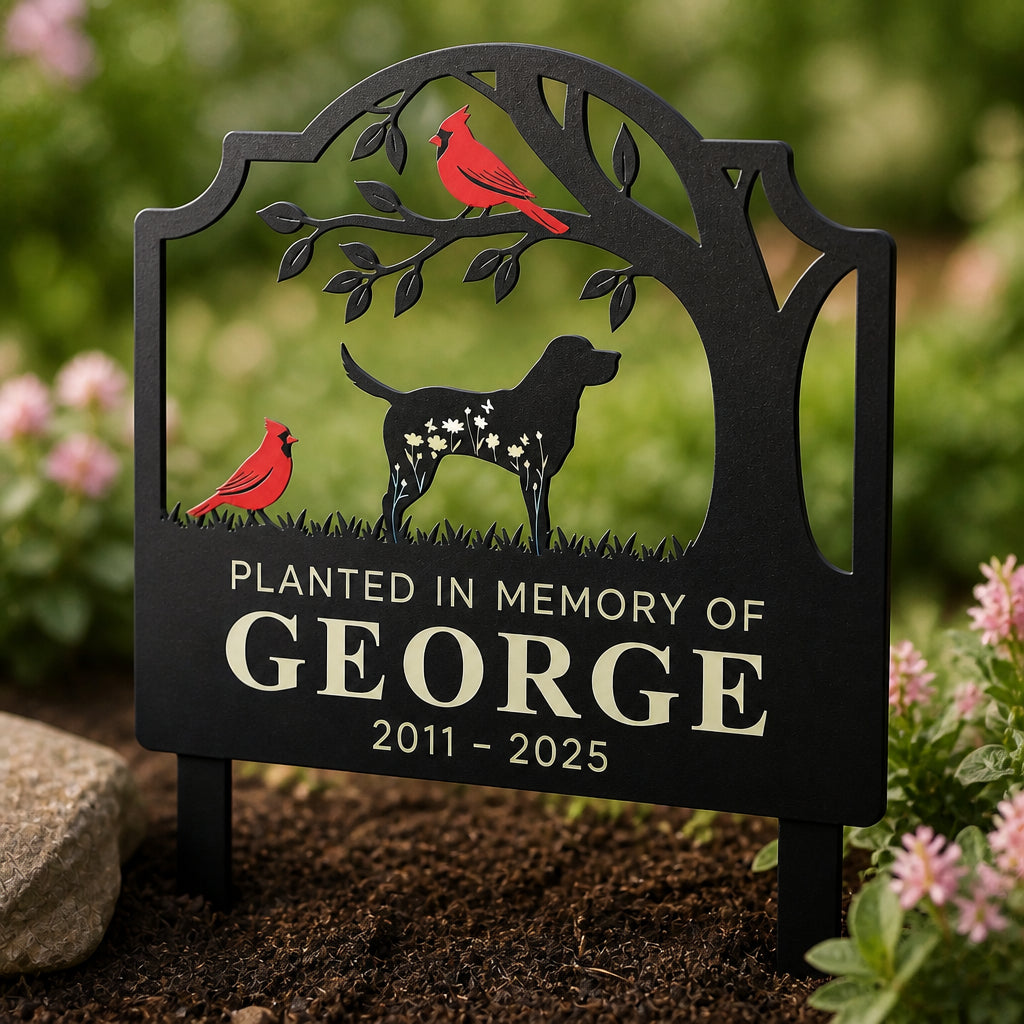 Dog Memorial Cut Metal Garden Stake – Cardinals – Planted In Memory Of [Name] - Personalized Cut Metal Sign 816ca77c-f4ff-463c-a3f3-b69f89800130.jpg