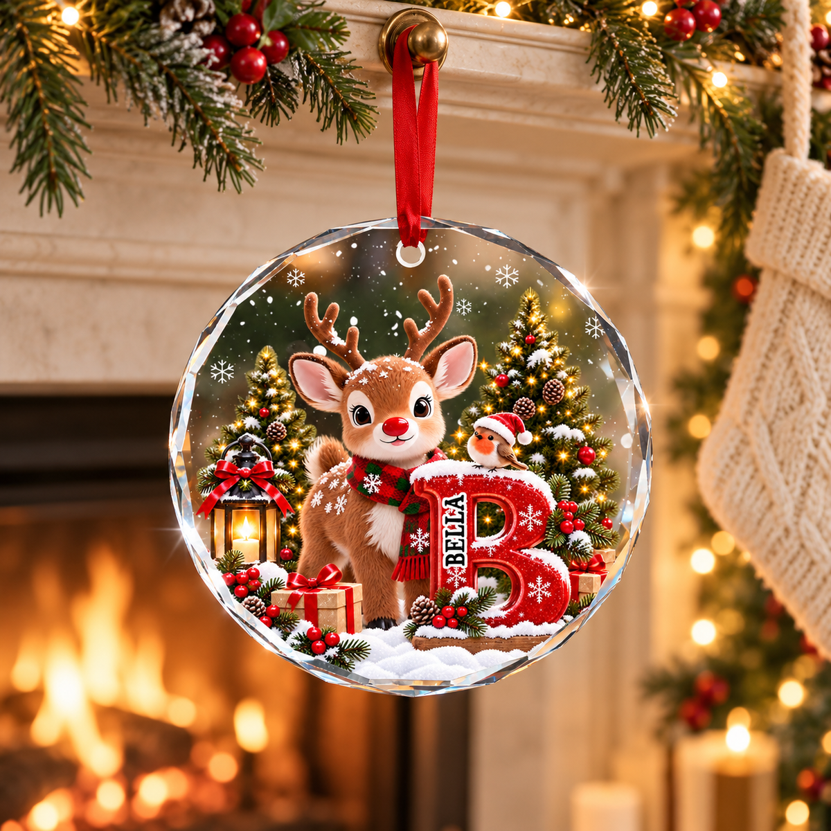 Personalized Kid Name Ornament, Letter Gingerbread with Snowman Keepsake 817bd355-7526-4ffb-818b-f10a05df9150-banner-3.png