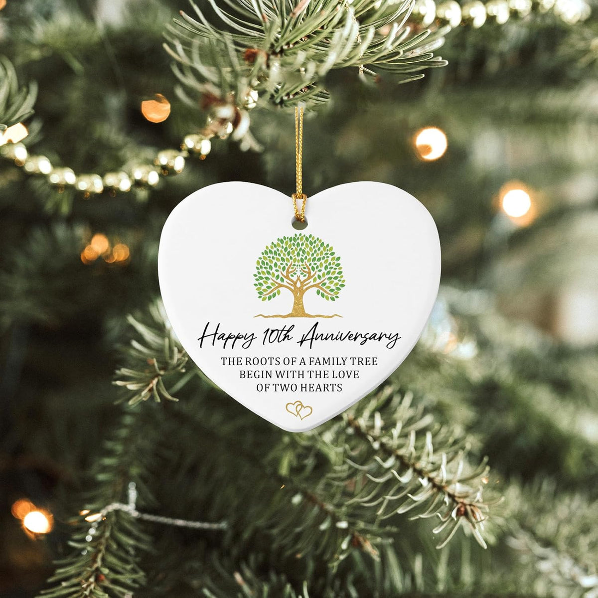Anniversary Marriage Gifts for Couple Ornament Keepsake Sign Heart Plaque Happy Anniversary Ideas Gift for Couple Anniversary Wedding Gifts for Her Him Husband Wife
