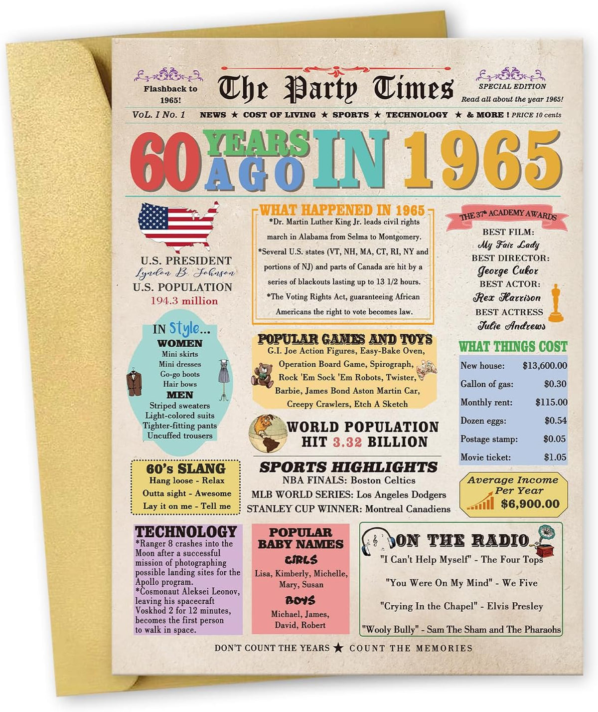 Happy 80th Birthday Gifts Decorations for Women Men, Retro 80 Years Old Birthday Card for Female Male, Great Eighty Bday Gift Ideas for Mom Dad