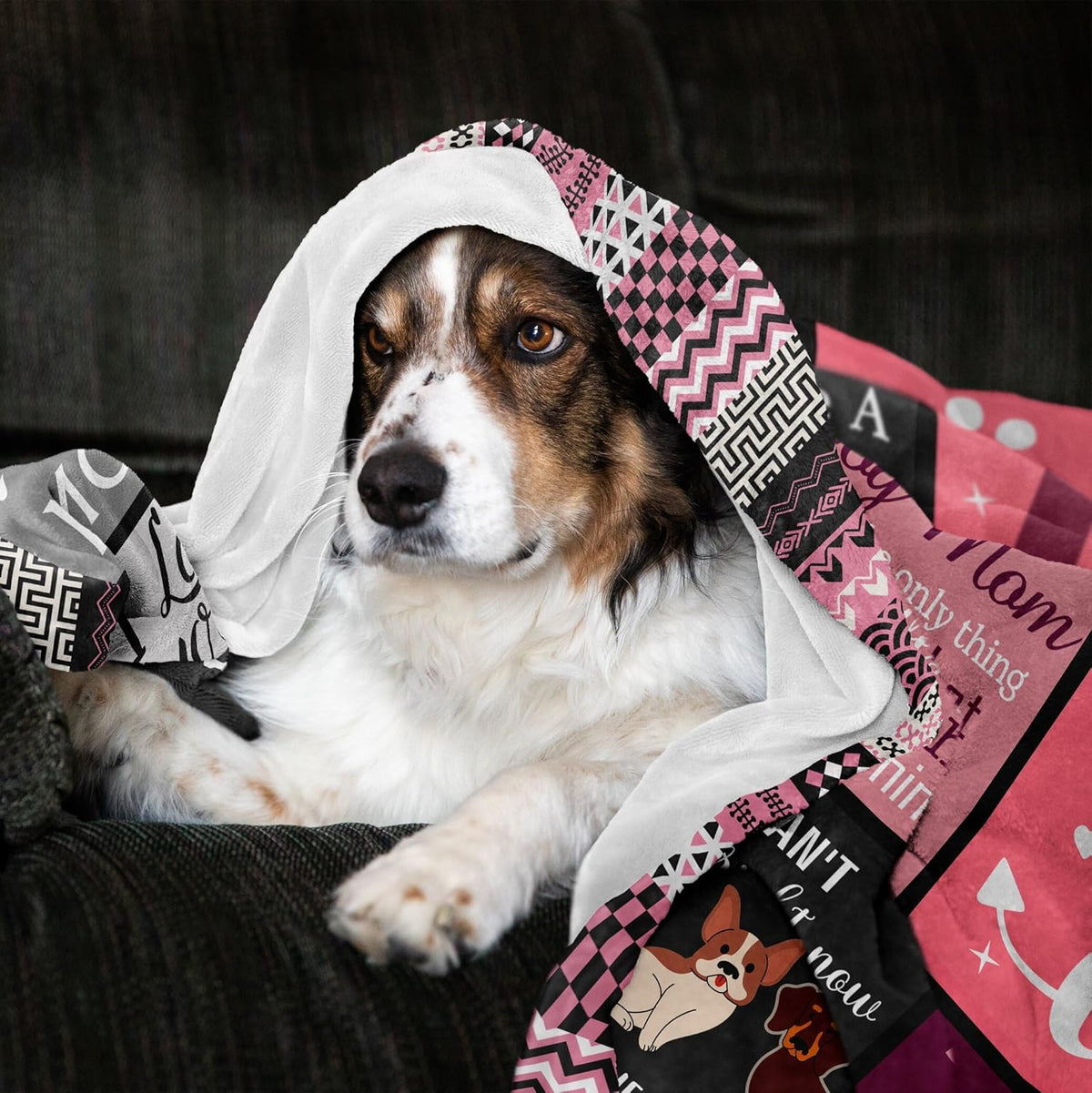 Dog Mom Gifts for Women Blanket, Dog Lovers Gifts for Women, Gifts for Dog Lovers Women, Dog Lover Gifts for Women, Dog Mom Gift, Mother's Day Gift