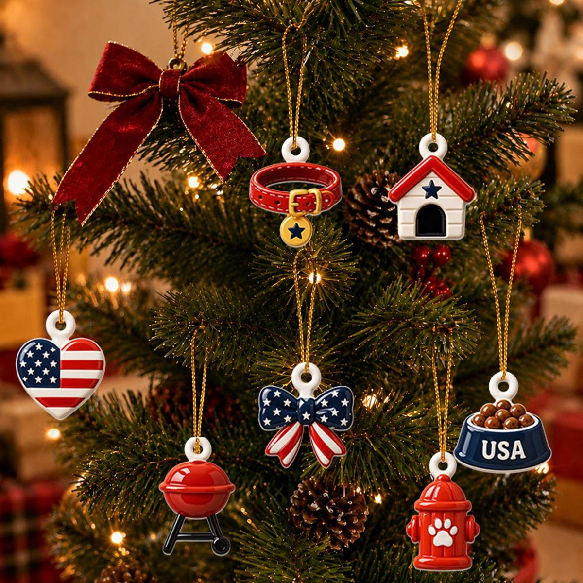 Custom Dog Advent Calendar 24 Charms, Personalized Dog Lover Xmas Gift, Patriotic 250th Pet Countdown Box, USA Holiday Decor 8185b081-8661-4e91-a376-0d39058dcd7f-il_1588xN.8575041778_gr51.jpg