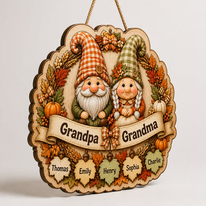 Autumn Gnome Grandparents Wood Sign – Personalized Grandkids Names - Personalized Wood Sign 818618f3-2498-46da-bc12-df3e19a57f59.jpg