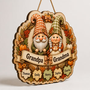 Autumn Gnome Grandparents Wood Sign – Personalized Grandkids Names - Personalized Wood Sign 818618f3-2498-46da-bc12-df3e19a57f59.jpg