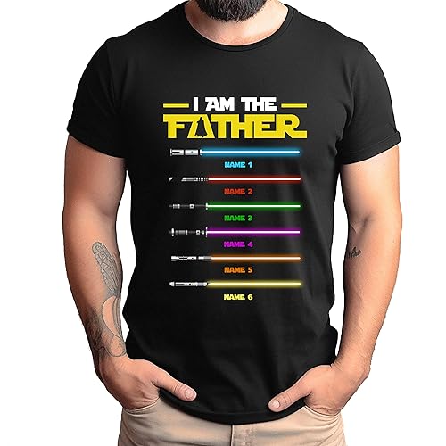 I Am Their Father Personalized Shirt, Custom Dad Shirt With Kids Names, Personalized Fathers Day Shirt, Daddy Shirt, Gift For Dad Shirt