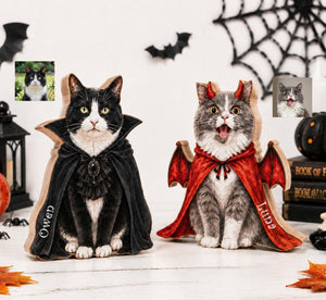 Custom Halloween Cat Portrait Wooden Block, Cat Lover Gift, Spooky Cat Decor, Halloween Cat Sign, Gothic Home Decor, Cat Mom Gift 8192b1d1-b01c-42c2-bb3c-2a8ed03603d3-1.jpg