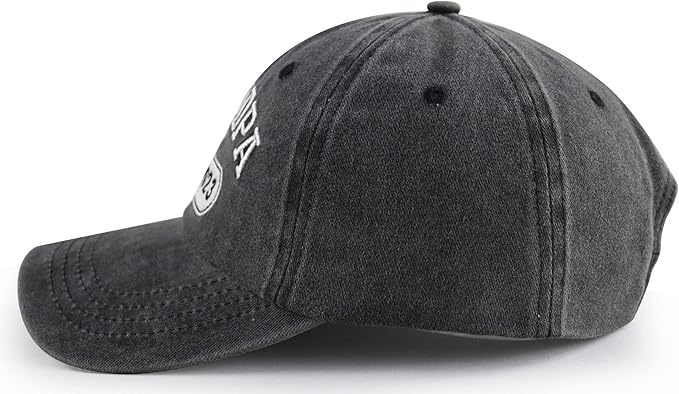 New Dad Grandpa Papa Gifts for Men, Funny Grandpa Est 2025 Hat, Custom Embroidered Best Grandfather Gift Baseball Cap