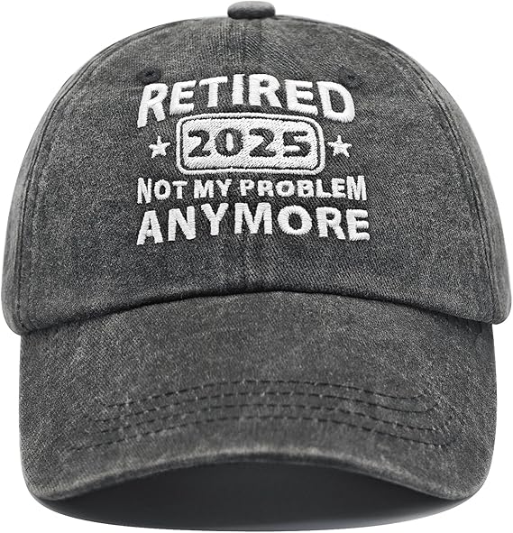 Retirement Gifts for Woman Men, Retirement Hats 2025, Cool Retired Gift - Adjustable Embroidery Baseball Cap 81An0d3SaOL._AC_SX569.jpg