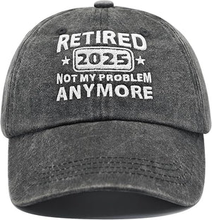 Retirement Gifts for Woman Men, Retirement Hats 2025, Cool Retired Gift - Adjustable Embroidery Baseball Cap 81An0d3SaOL._AC_SX569__1.jpg