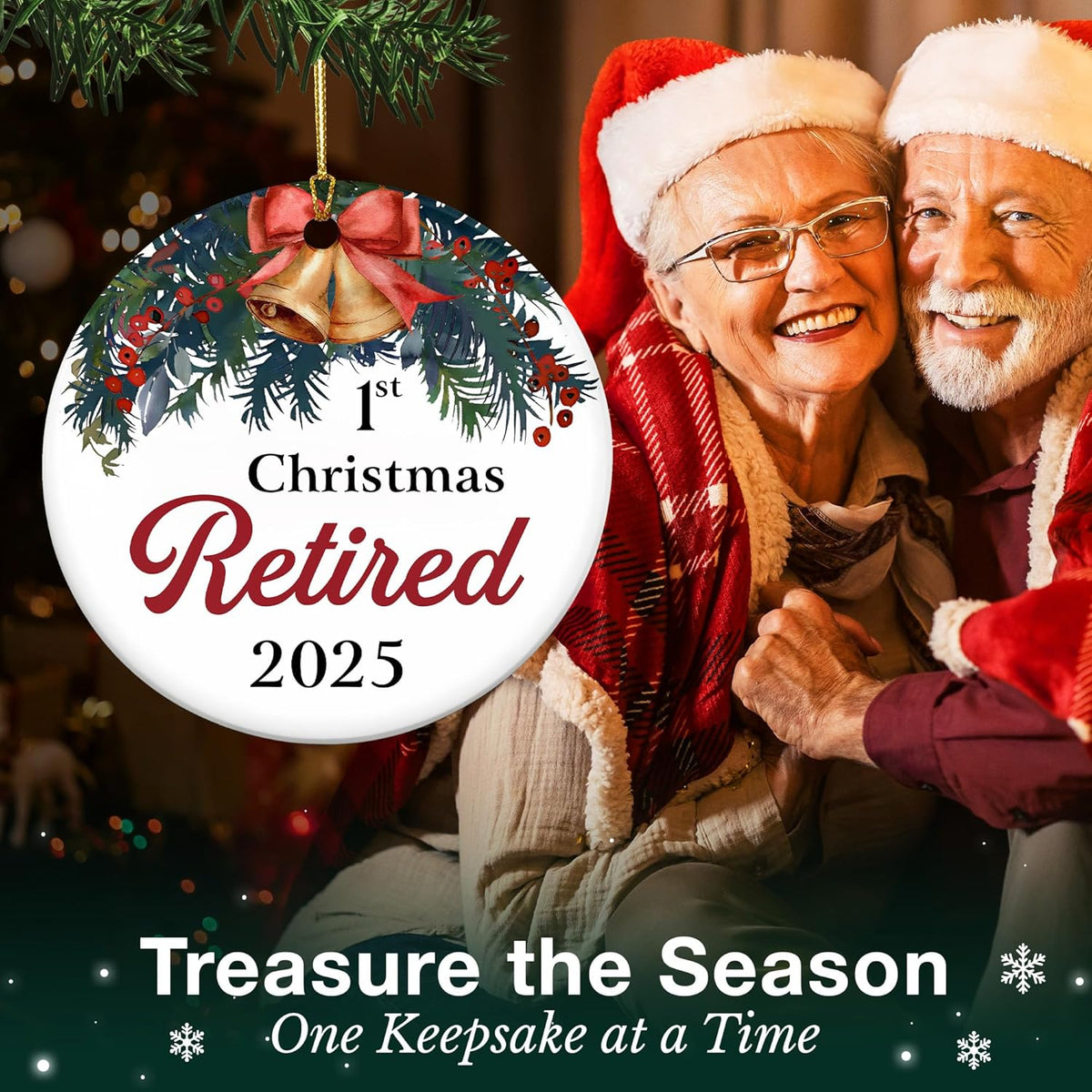 Retirement Gift for Woman 2025 - Best Retirement Gifts for Women 2025, Ideal for Retired Couples and Men, Ornament Gifts for Retiring Women, Unique Gift Ideal for Retired Woman and Men