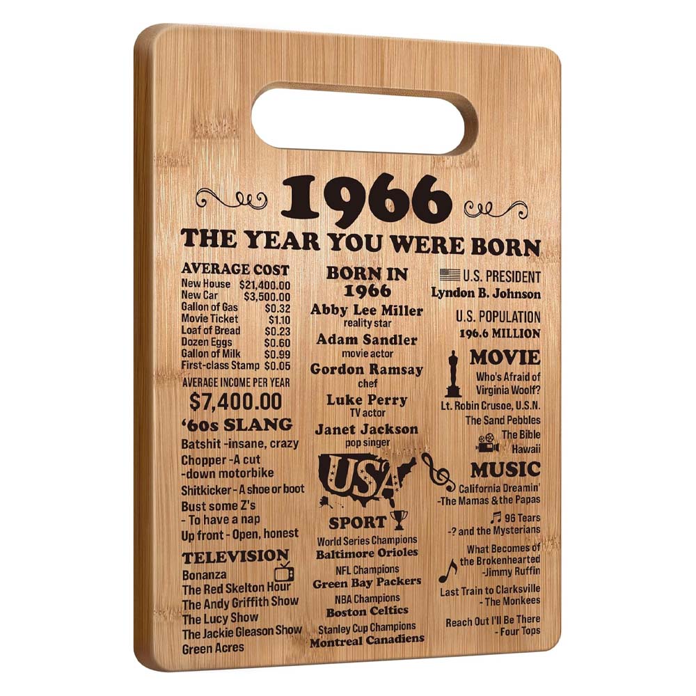 50th Birthday Gifts for Women Men, 1976 Birthday Gifts for Her Him, 50 Years Old Gifts, 50th Birthday Gift Ideas, 50th Birthday Decorations for Women Men, Back in 1976 Cutting Board Gifts