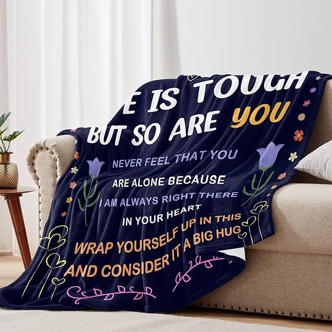 Best Friend Birthday Gifts for Women - Friendship Gift for Women - Christmas Valentines Graduation Birthday Gift Ideas for Best Friend Bestie BFF - Personalized Blanket Gift For Female Unique