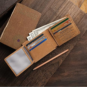 Wallet for Men - Unique Father & Son Gifts for Christmas, Birthdays, Anniversaries & Graduations