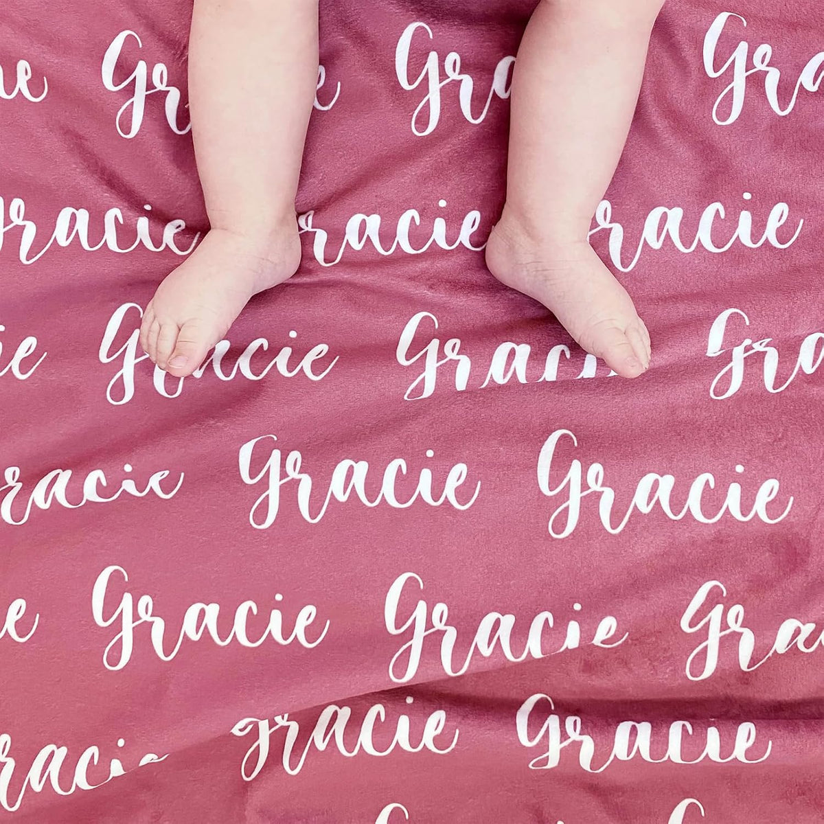 Personalized Baby Blanket with Name Custom Blanket with Letter Words Soft Plush Flannel Throw Blanket for Baby Kids Adults Friends Families