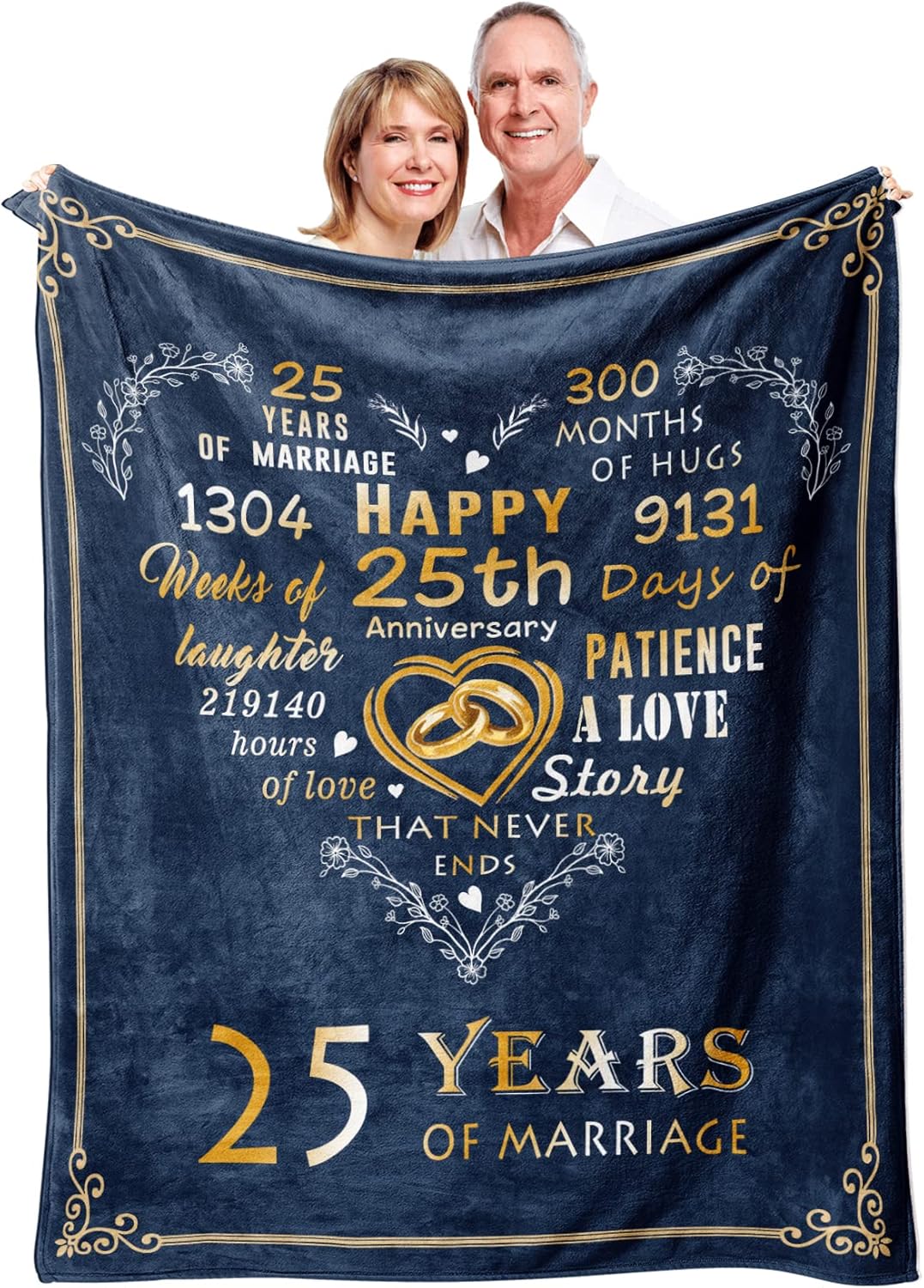1st Anniversary Paper Gifts for Couple Husband Wife, 1 Year Anniversary Wedding Gifts for Him Her, First Anniversary Marriage Gifts,Romantic Bed Throw Blanket