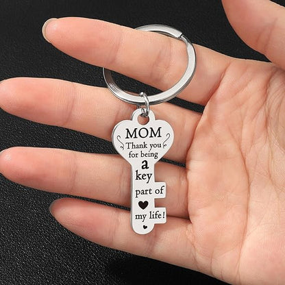 Mothers Day Gifts for Mom from Daughter Son for Moms Birthday Valentines Christmas Gift Mom Keychain Mother