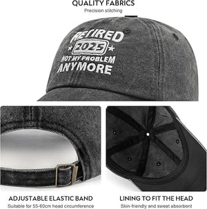 Retirement Gifts for Woman Men, Retirement Hats 2025, Cool Retired Gift - Adjustable Embroidery Baseball Cap 81IMMkBzS9L._AC_SX569__1.jpg
