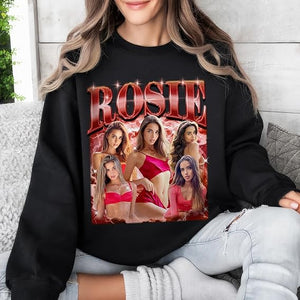 Custom Bootleg Rap Tee Shirt for Boyfriend Girlfriend Face Tshirt Custom Vintage Graphic Shirt Gift Idea Birthday Christmas Valentine Gift