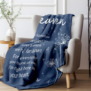 Memorial Sympathy Gifts for Loss of Loved One, Soft Flannel Memorial Blanket, Bereavement Gift Idea, Grief Condolences Sorry for Your Loss for Mom Dad Grandma Grandpa Sister