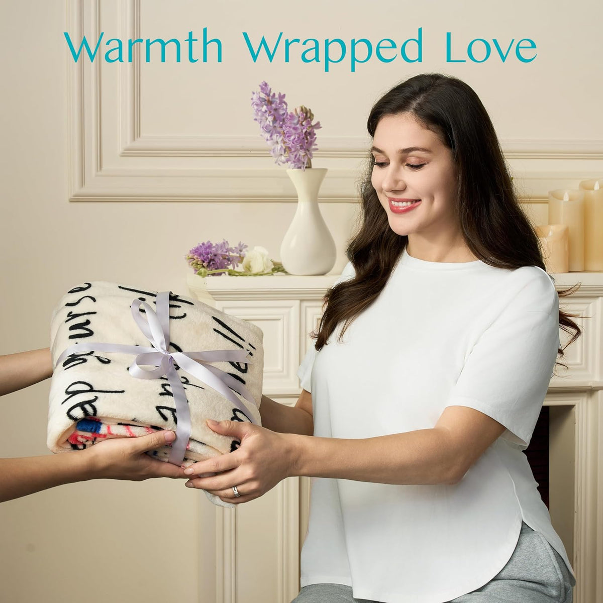 Mothers Day Blanket Gifts for Mom Soft Flannel Mom Blanket for Wife Grandma Birthday Present for Women from Daughter Son