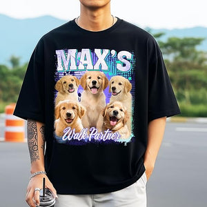 Custom Shirts Custom Bootleg Rap Shirt for Him Custom Face Shirt with Photo Pet Custom Tees Gift for Dog Cat Lovers Birthday Gift For Dog Mom Cat Mom
