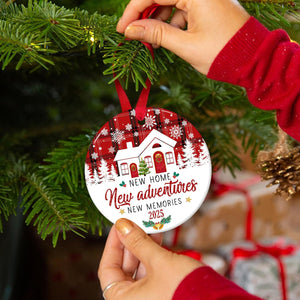 Ornament Newhome Ceramic 2025 Housewarming Gift for New Homeowners, Couples, or Family Unique Keepsake Decoration for First Home or New House Celebration