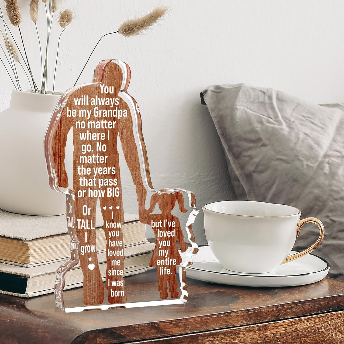 Grandpa Gifts from Granddaughter Grandpa Birthday Fathers Day Idea Gifts Best Grandpa Ever Gifts to My Great Grandpa Christmas Father's Day Grandparents Gifts Granddad Papa Plaque Sign