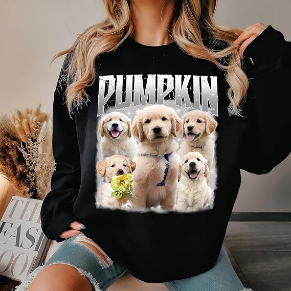 Custom Your Own Bootleg Rap Shirts for Boyfriend Girlfriend Face Shirt with Photo Gift for Him Her Pet Lovers