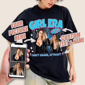 Customized T Shirts Personalized Gifts for Girlfriend Gift Ideas Custom Bootleg Birthday Gifts for Men Graphic Tees