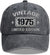 50th Birthday Gifts for Men Women Hats Vintage 1975 Blue Baseball Cap Personalized Embroidery cap for Grandpa Gift For Father